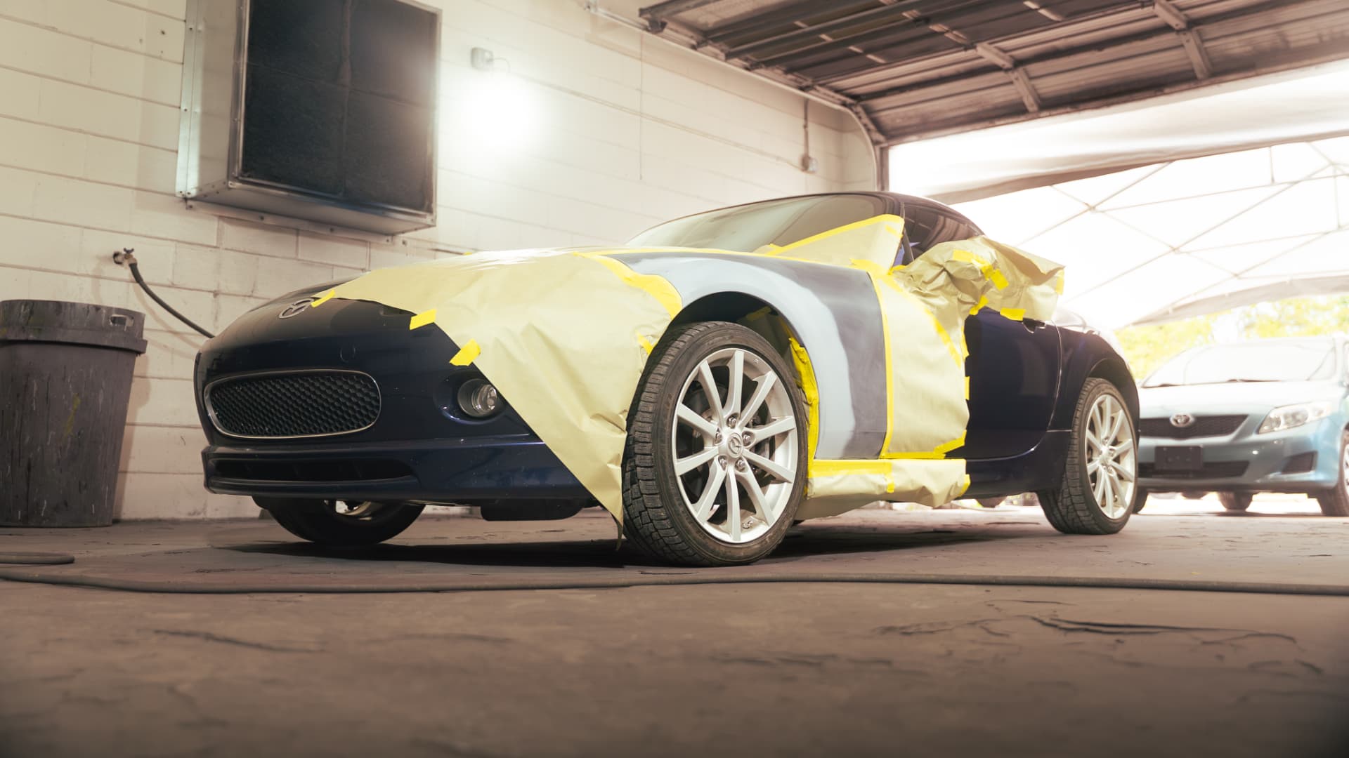 Job 04 — damage before repair at FL Body Shop Largo