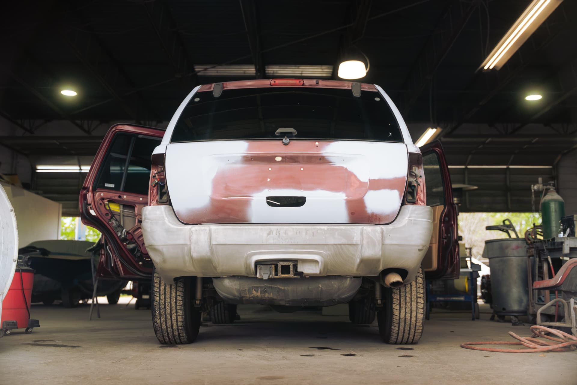 Job 02 — damage before repair at FL Body Shop Largo
